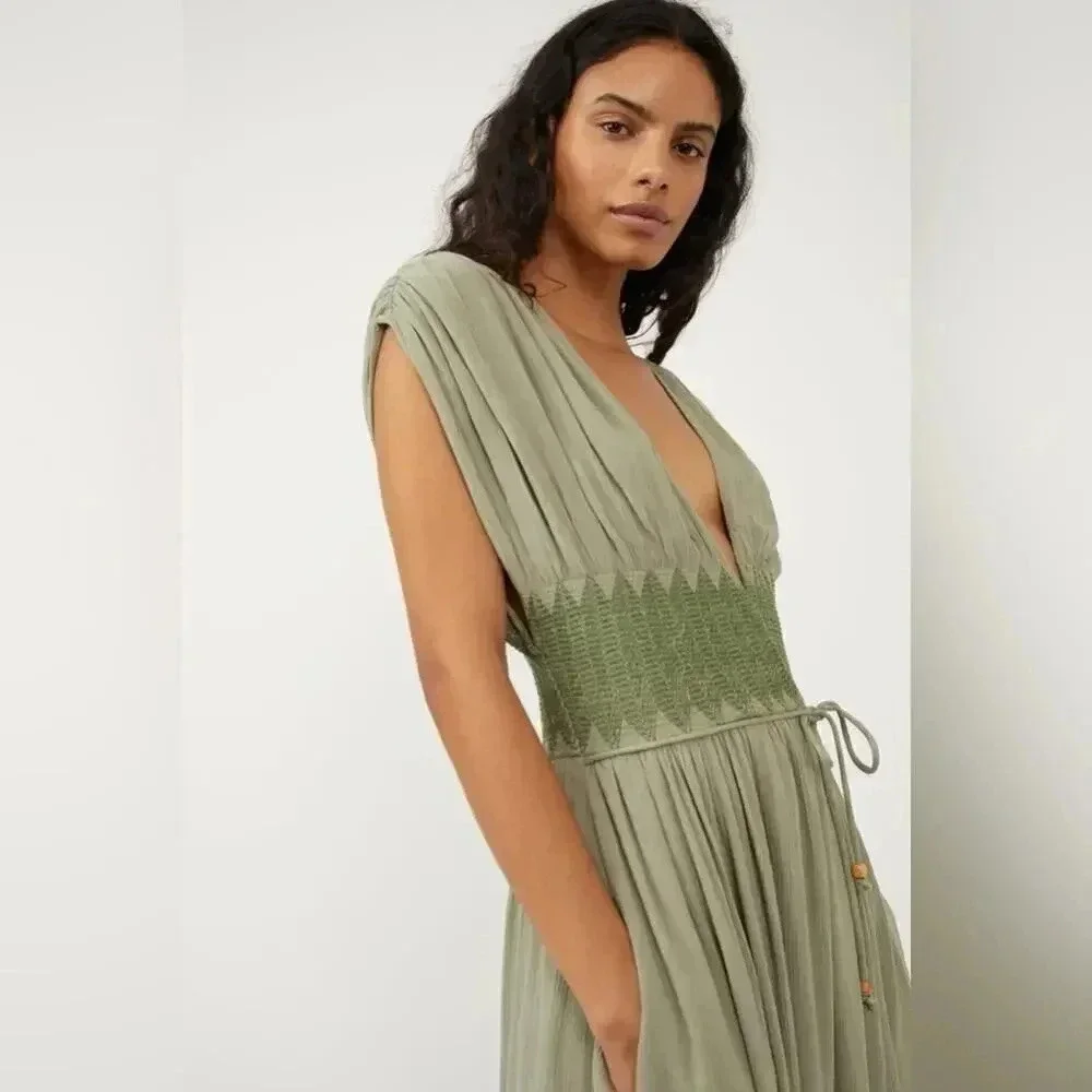 FREE PEOPLE DEVON MAXI DRESS SMALL